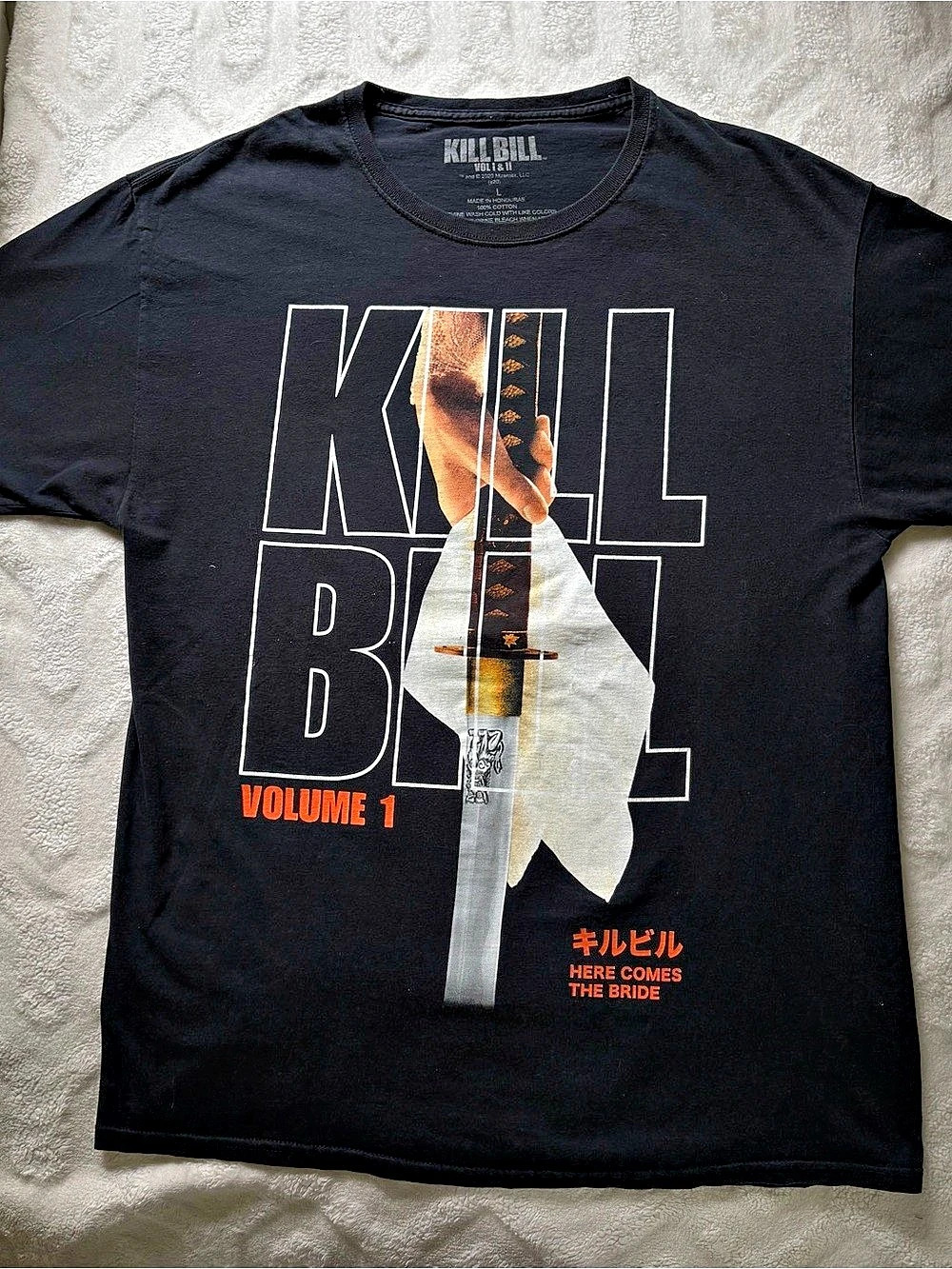 Kill Bill Graphic Short Sleeve Tee Black